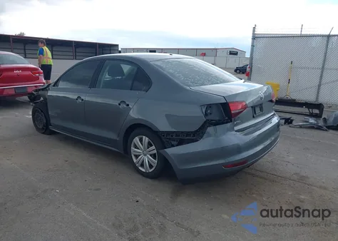2017 Volkswagen Jetta 1.4T S из США, поврежденный, VIN 3VW2B7AJ0HM260942